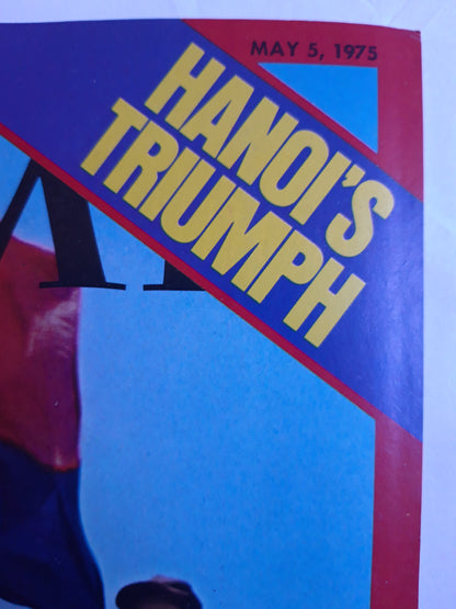 Time magazine Hanoi`s Triumph The U.S. Economy Upturn Ahead 05.05.1975 Mai 1975