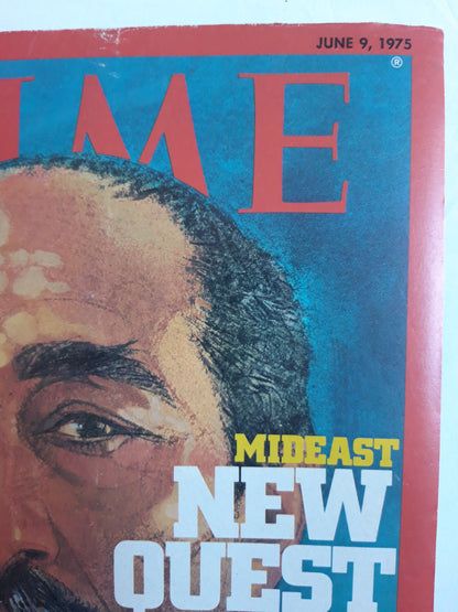 Time magazine Mideast New Quest for Peace Egypt´s Sadat 09.06.1975 Juni 1975