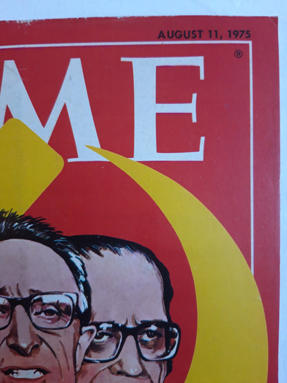 Time magazine Lisbon`s Troika Red Threat in Portugal 11.08.1975 August 1975