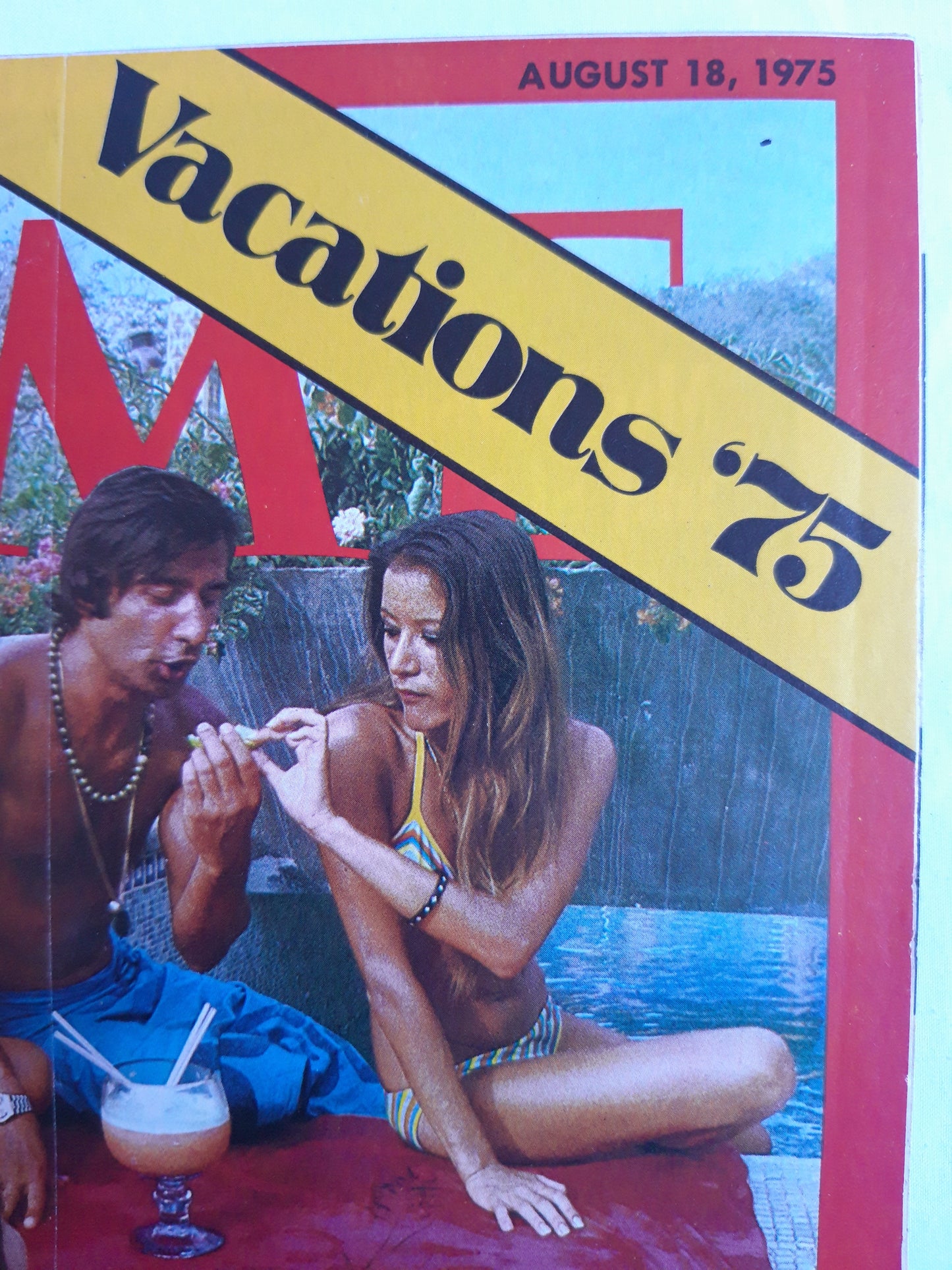 Time magazine Vacation `75 The Rush to Sun and Fun 18.08.1975 August 1975