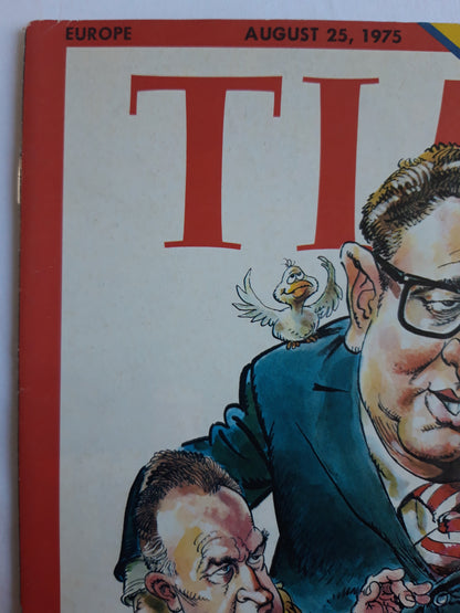 Time magazine Mid-East Is Peace at Hand? Henry Kissinger Yitzhak Rabin Anwar Sadat 25.08.1975 August 1975