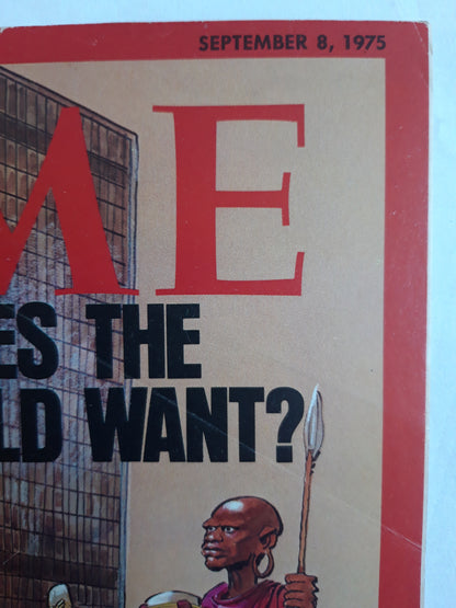 Time magazine What Does The Third World Want? Inside: "I Am a Homosexual" 08.09.1975 September 1975
