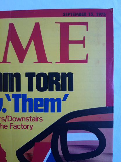 Time magazine Britain Torn Us v. Them 15.09.1975 September 1975