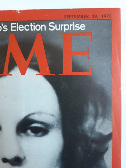 Time magazine Apprehended Patricia Hearst, alias Tania 29.09.1975 September 1975
