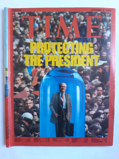 Time magazine Protecting The President 06.10.1975 Oktober 1975