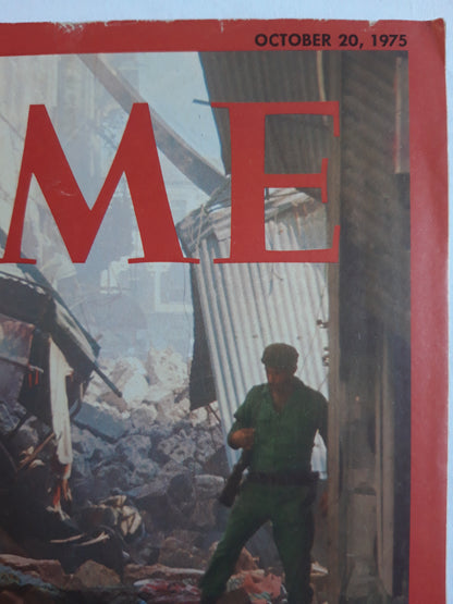 Time magazine Civil War in Lebanon Bloody Beirut 20.10.1975 Oktober 1975