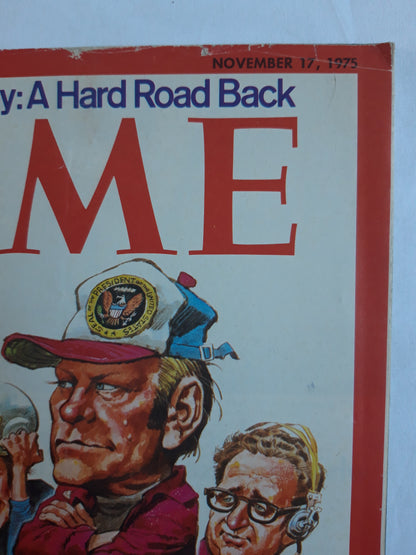 Time magazine "My Guys" Henry Kissinger Schlesinger Colby Rocky 17.11.1975 November 1975