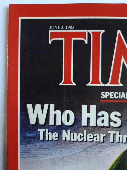 Time magazine Who has the Bomb The Nuclear Threat I Spreading Anger and Mayhem Uproar in Israel Violence in Beirut  03.06.1985 03. Juni 1985 No.22