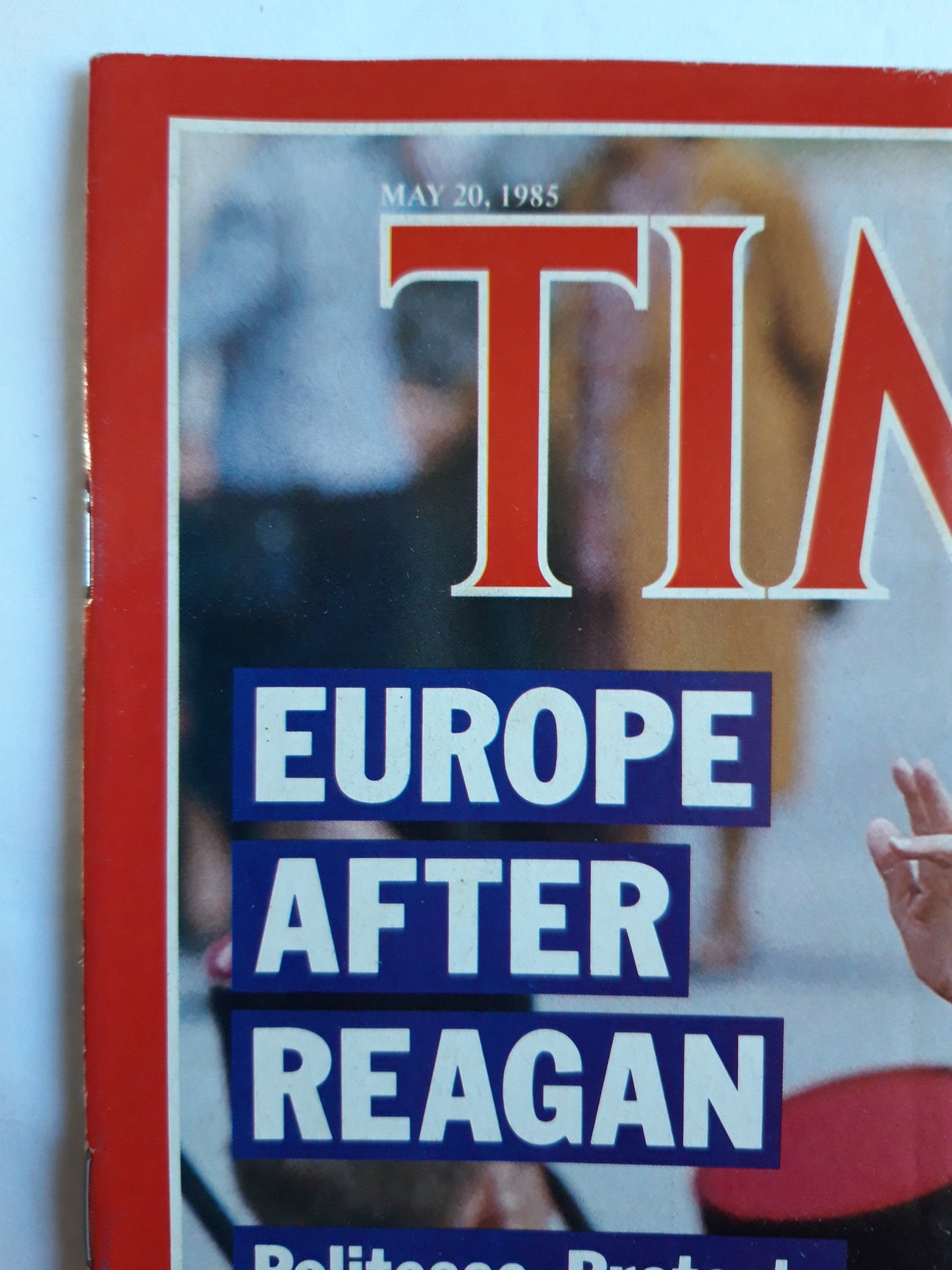 Time magazine Europe Arfer Ronald Reagan Cocktails `85 20.05.1985 Mai 1985 No.20
