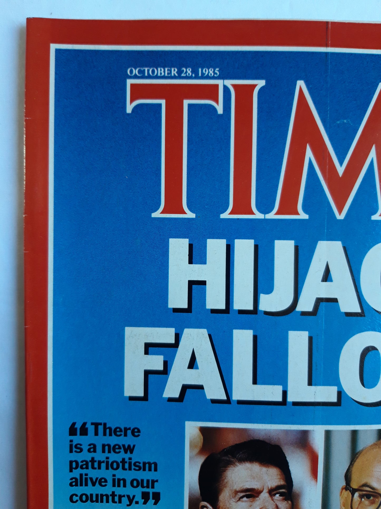 Time magazine Hijack Fallout  Ronald Reagan Craxi Mubarak Arafat Kurosawa 28.10.1985 Oktober 1985 No.43
