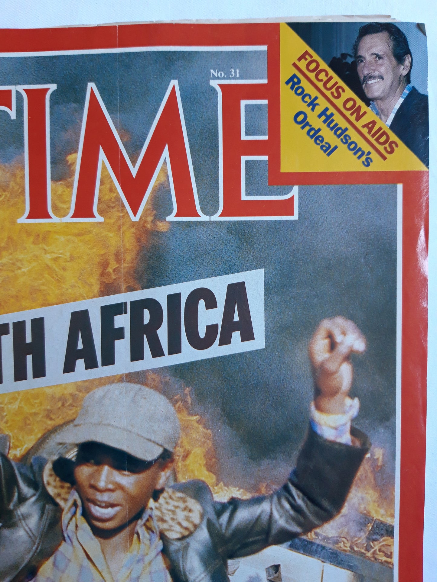 Time magazine South Africa Black Rage White Repression Focus on AIDS Rock Hudson´s Ordeal 05.08.1985 August 1985 No.31