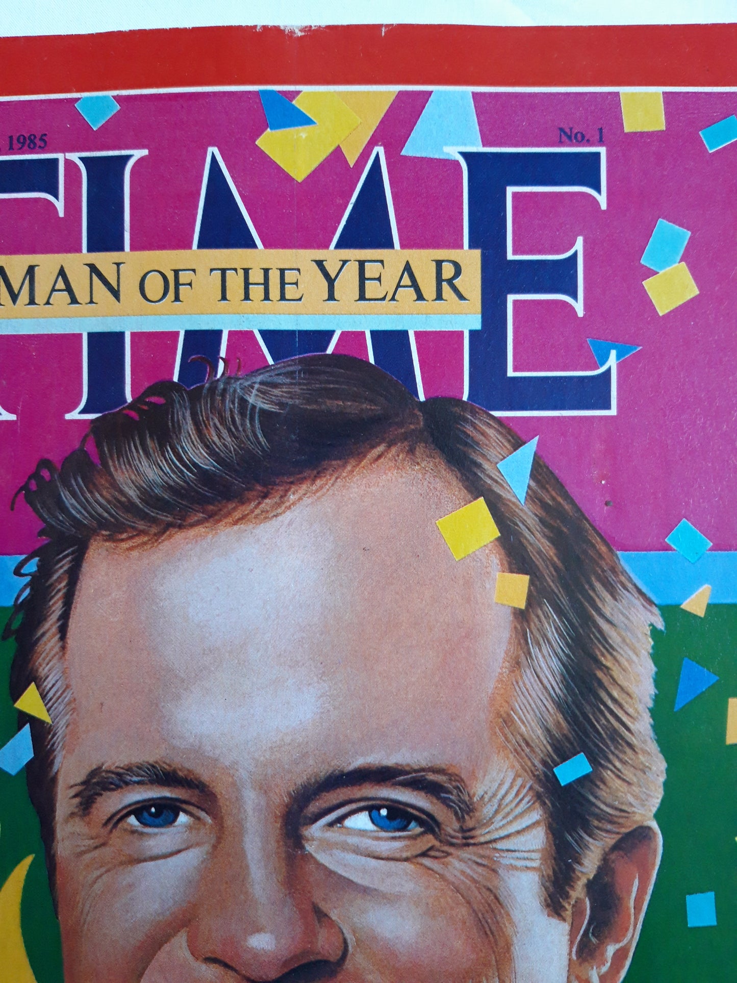 Time magazine Man of the Year Peter Ueberroth The Achievement Was Olympien 07.01.1985 Januar 1985 No.1