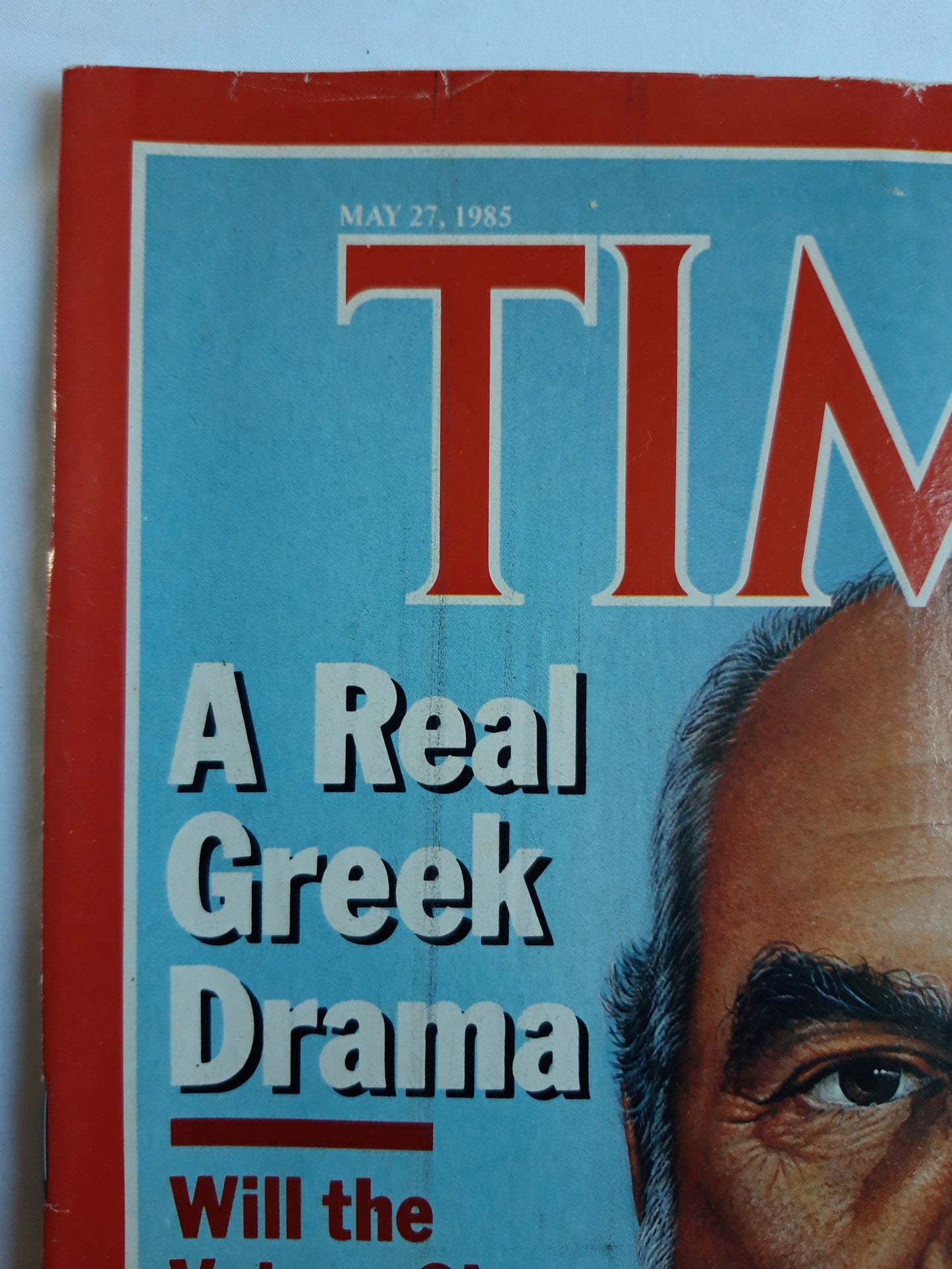 Time magazine A Real Greek Drama Papandreou Madonna America´s Sizzling New Star 27.05.1985 Mai 1985 No.21