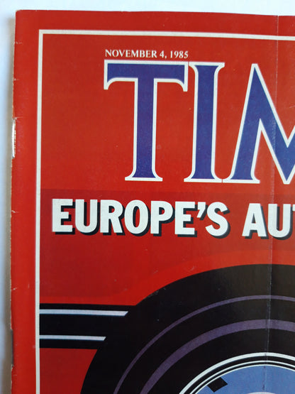 Time magazine Europe`s Automakers China`s Deng 04.11.1985 November 1985 No.44