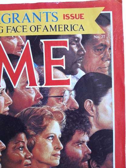 Time magazine Special Immigrants Issue The Changing Face of America 08.07.1985 Juli 1985 No.27
