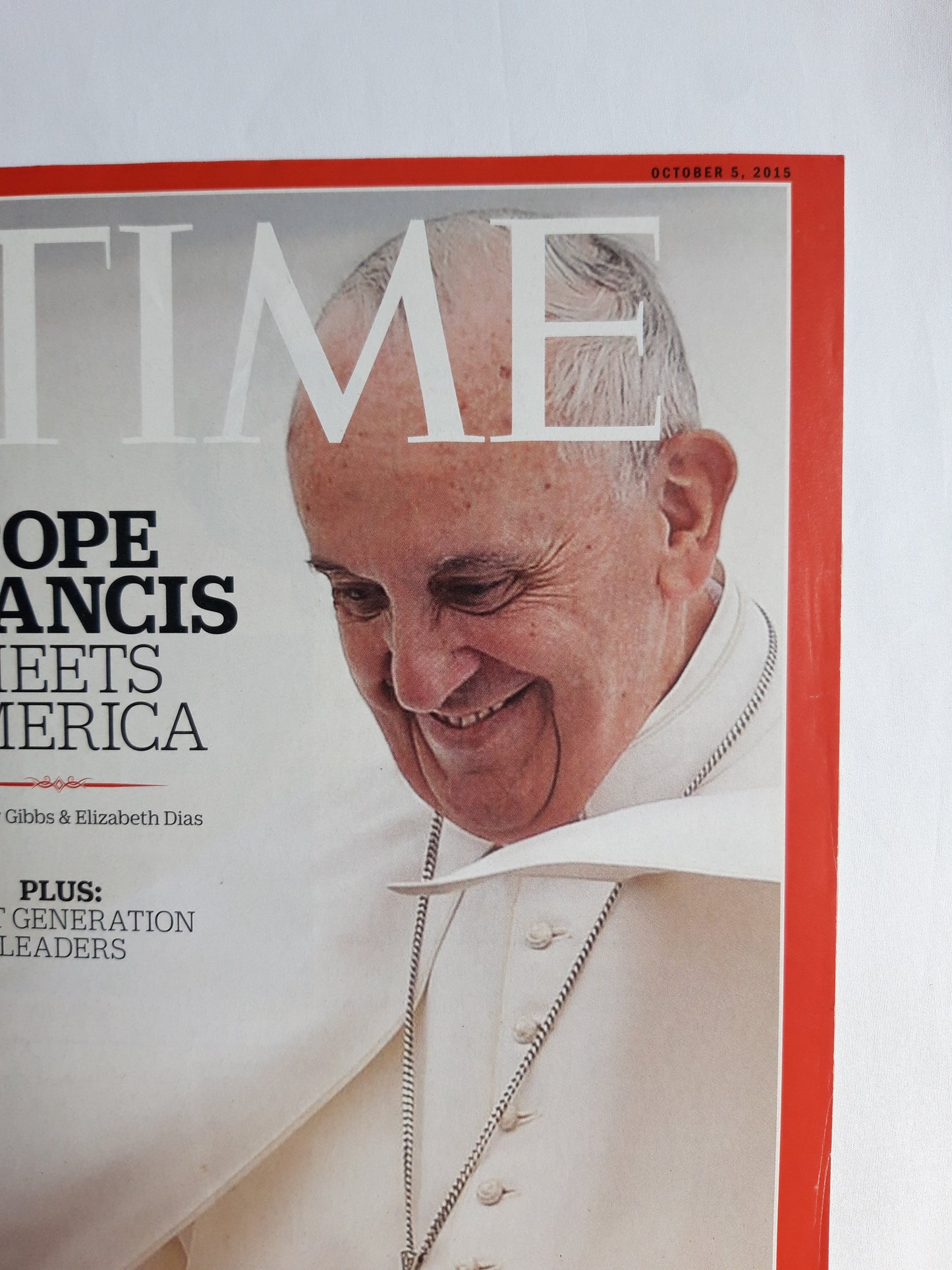 Time magazine Pope Francis Meets America 05.10.2015 Oktober 2015