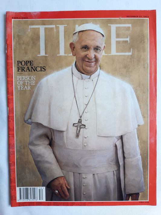 Time magazine Pope Francis Perso of the year 23.12.2013 Dezember 2013
