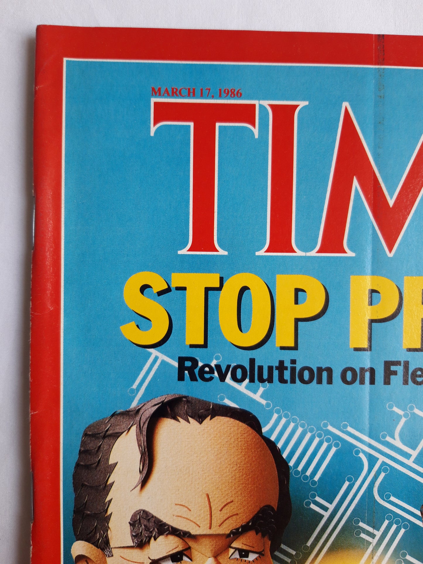 Time magazine Stop Press! Revolution on Fleet Street Rupert Murdoch Eddy Shah Drugs on The Job 17.03.1986 März 1986 No.11