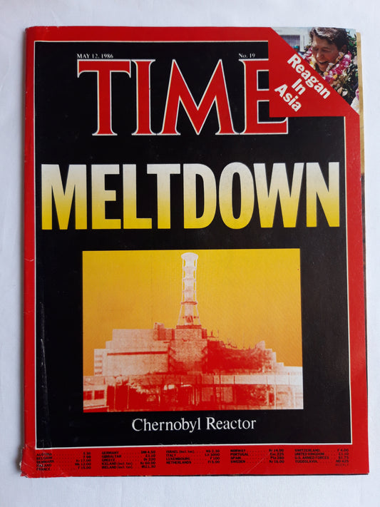 Time magazine Meltdown Chernobyl Reactor Reagan In Asia 12.05.1986 Mai 1986 No.19