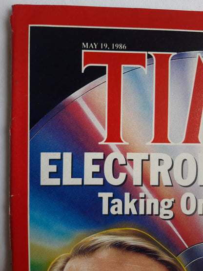 Time magazine Electronics Wars Taking On Japan Inc. Chernobyl Fallout Philips Chiefs Cor van der Klugt and Wisse Dekker 19.05.1986 Mai 1986 No.2019.05.1986 Mai 1986 No.20