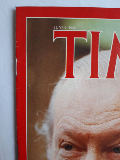 Time magazine Austria The Art of Forgetting Presidental Candidate Kurt Waldheim Fixing the U.S. Space Program 09.06.1986 Juni 1986 No.23