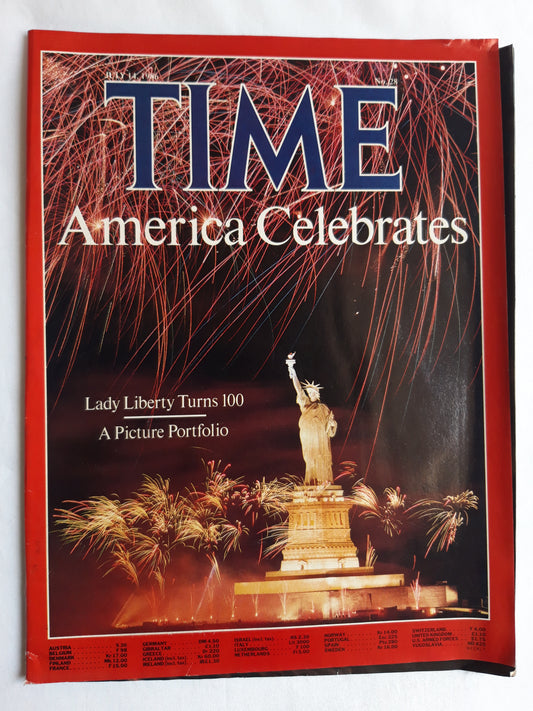 Time magazine America Celebrates Lady Liberty Turns 100 A Picture Portfolio 14.07.1986 Juli 1986 No.28
