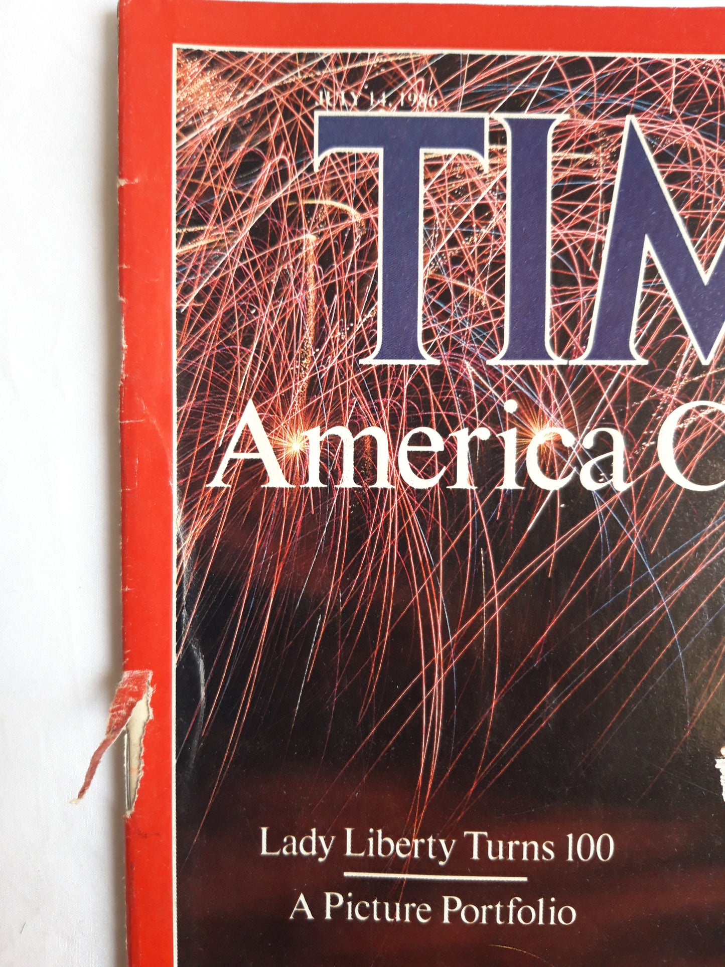Time magazine America Celebrates Lady Liberty Turns 100 A Picture Portfolio 14.07.1986 Juli 1986 No.28 (mit Riss)