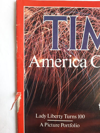 Time magazine America Celebrates Lady Liberty Turns 100 A Picture Portfolio 14.07.1986 Juli 1986 No.28 (mit Riss)