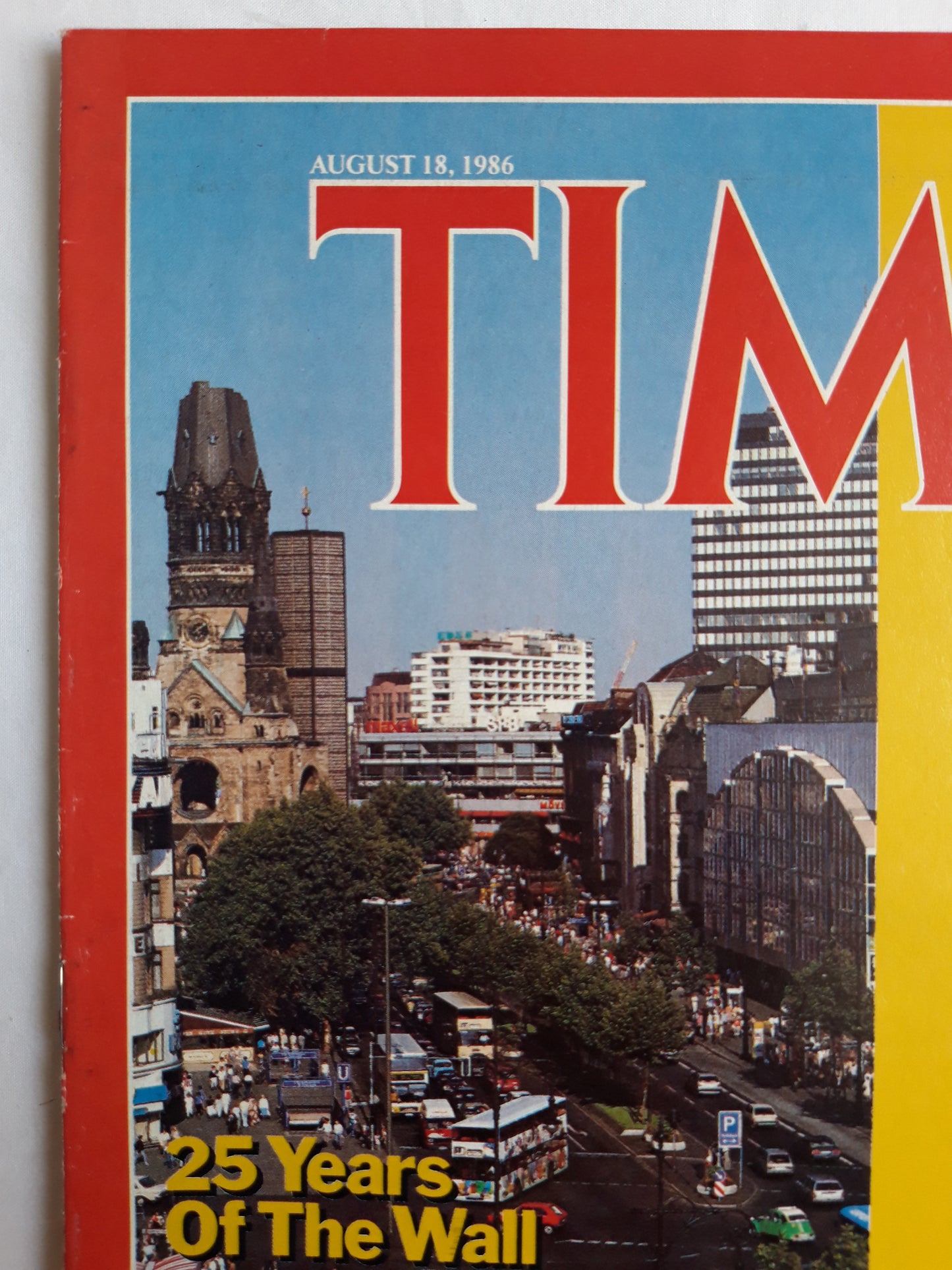 Time magazine Berlin 25 Years Of The Wall Painter Wyeth´s Great Secret 18.08.1986 August 1986 No.33