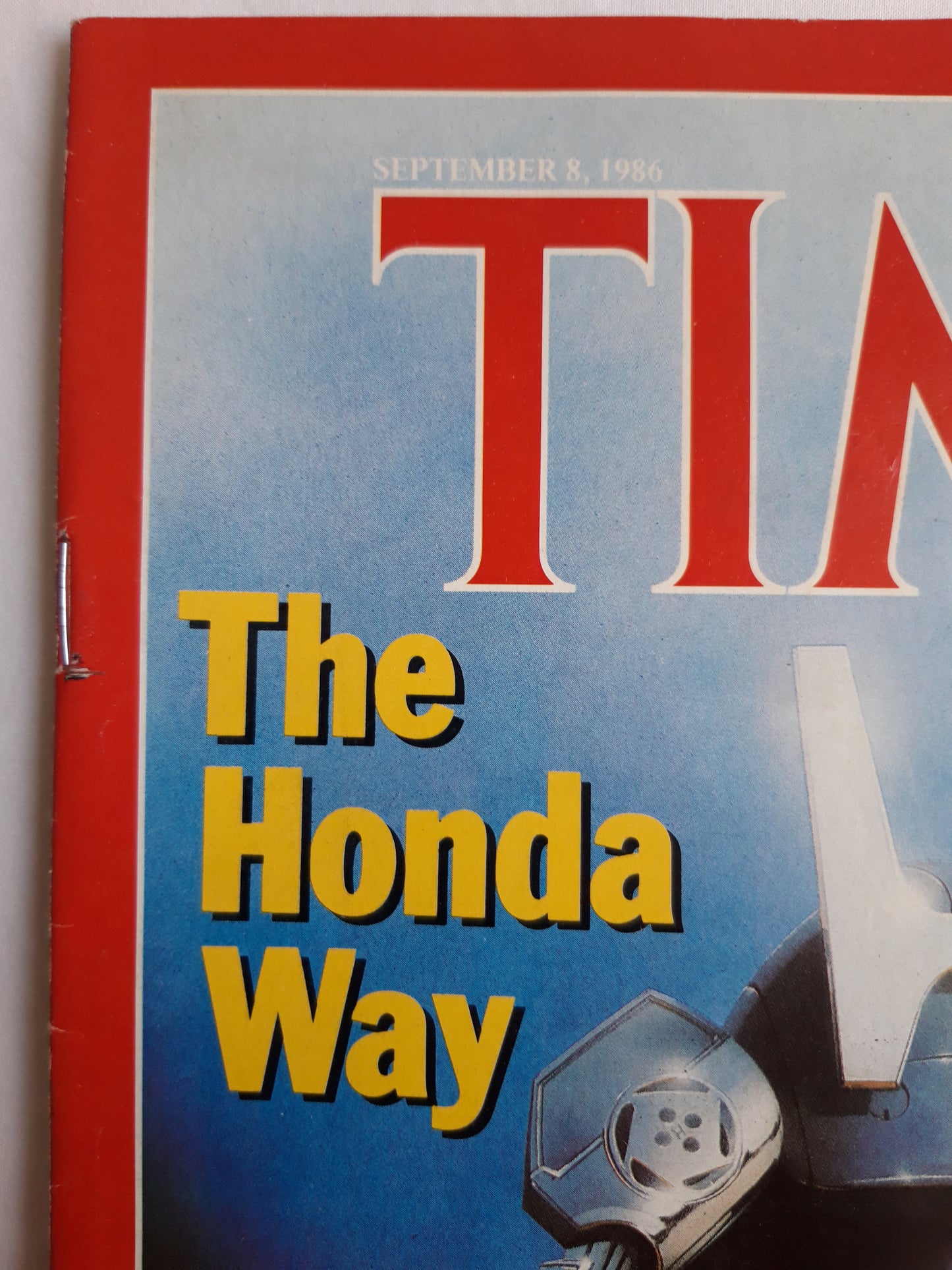 Time magazine The Honda Way Battling For Global Markets Cameroon Lake of Death 08.09.1986 September 1986 No.36