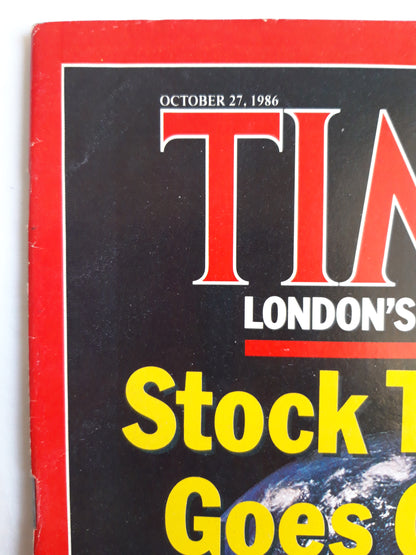 Time magazine London`s Big Bang Stock Trading Goes Global Debating the Nuclear Future 27.10.1986 Oktober 1986 No.43