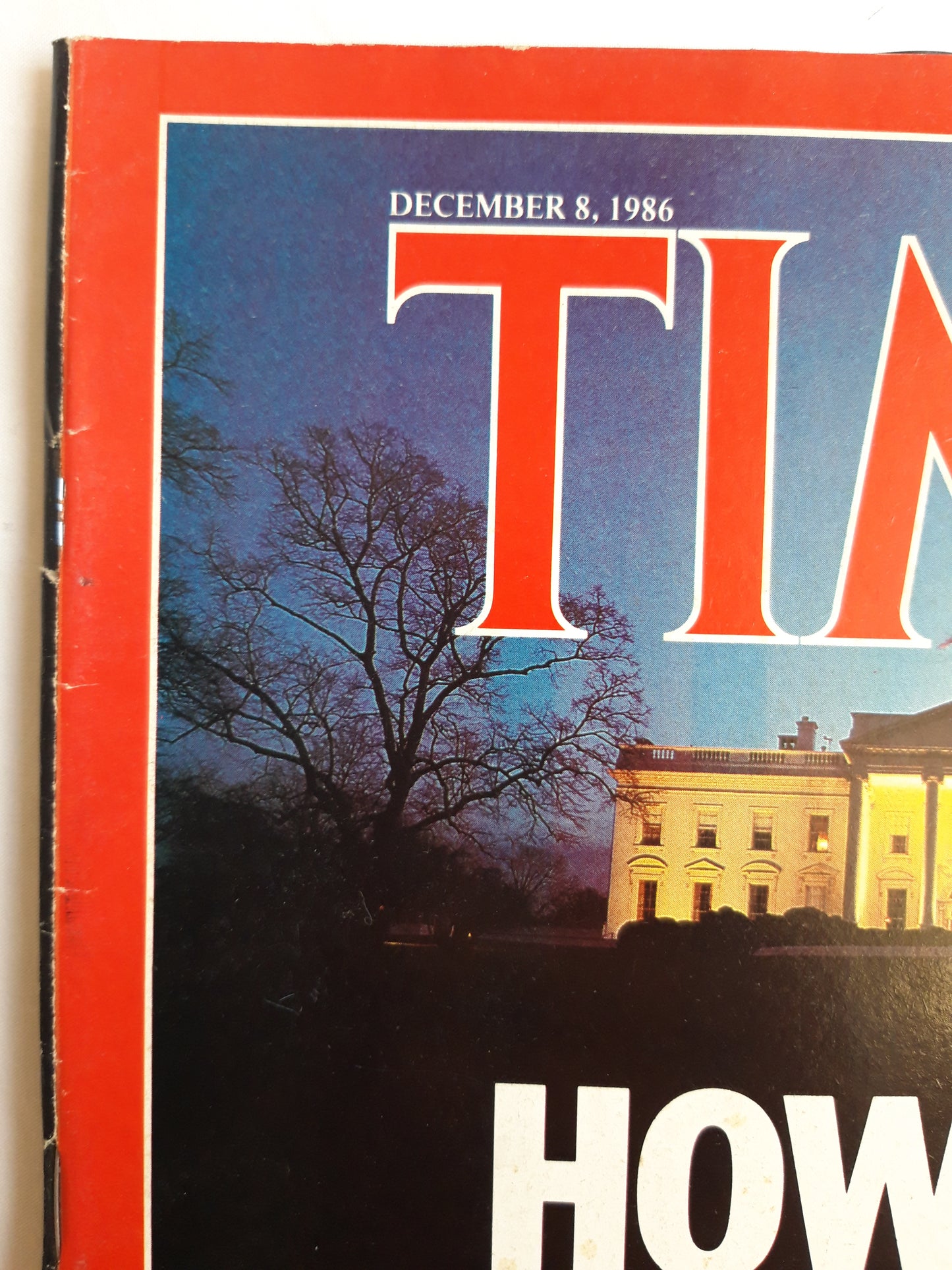 Time magazine How Far Does It Go Reagan Lashes Out There is bitter bile in my throat An Eyeful In Paris 08.12.1986 Dezember 1986 No.49
