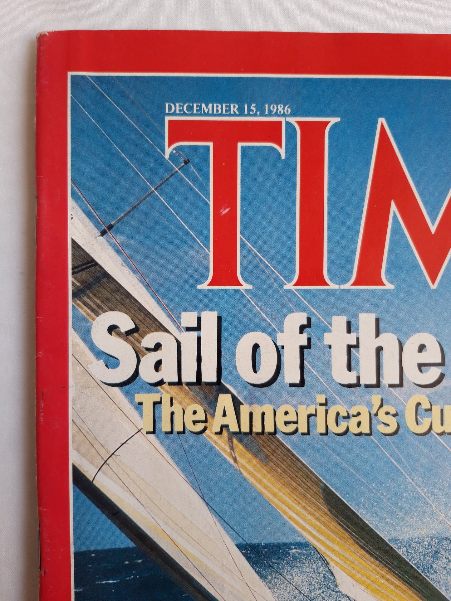 Time magazine Sail of the Century The America`s Cup in Australia New Zealand Off Fremantle Regan and Casey Under Fire 15.12.1986 Dezember 1986 No.50