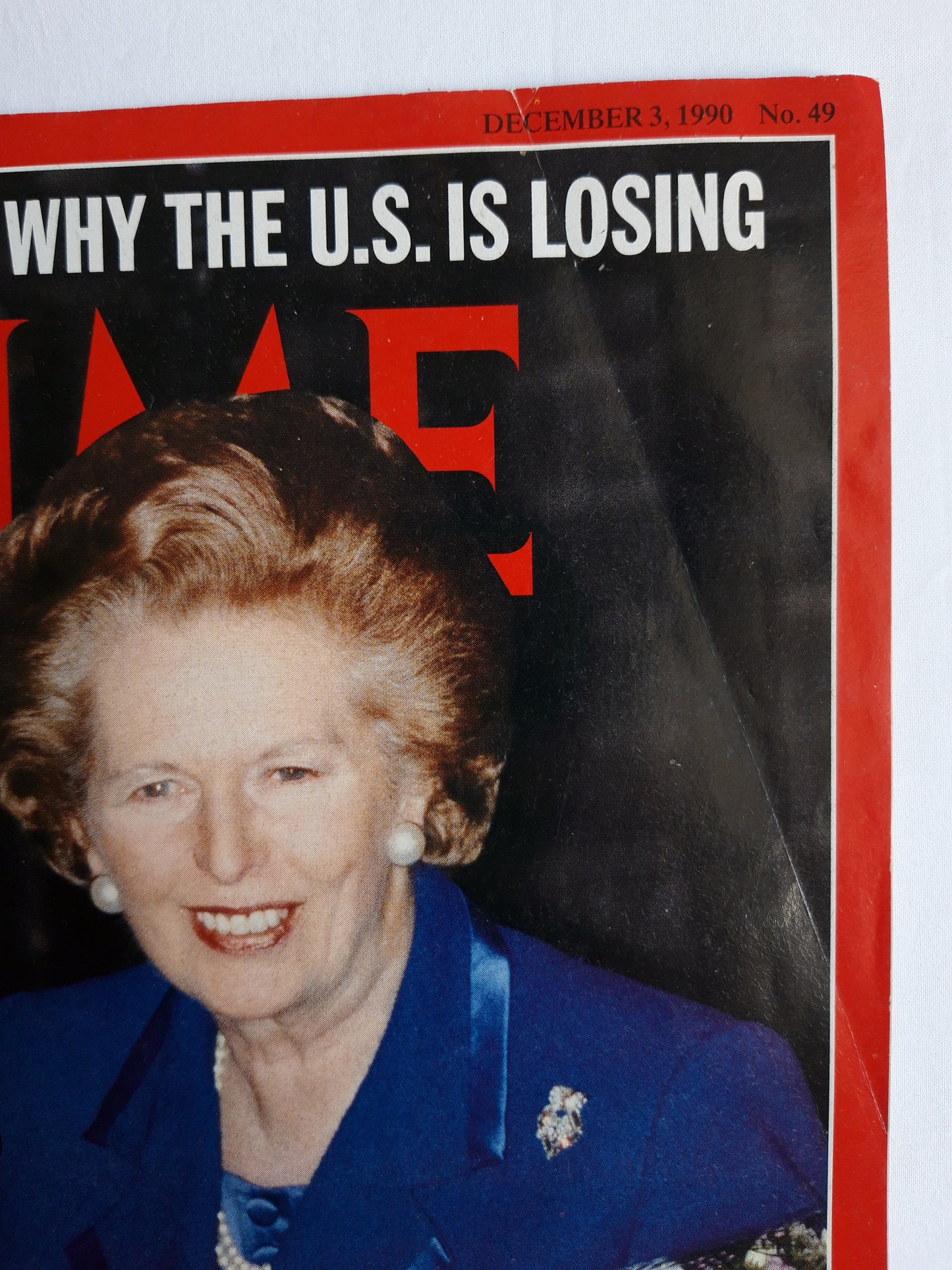 Time magazine Margaret Thatcher The Lady Bows Out War on drugs Why the U.S. is losing 03.12.1990 Dezember 1990