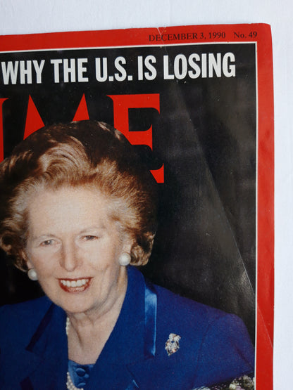 Time magazine Margaret Thatcher The Lady Bows Out War on drugs Why the U.S. is losing 03.12.1990 Dezember 1990