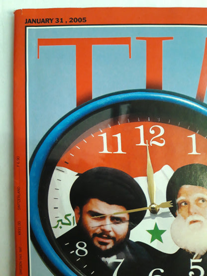 Time magazine Ready or not Baghdad In search of Davos Man 31.01.2005 Januar 2005