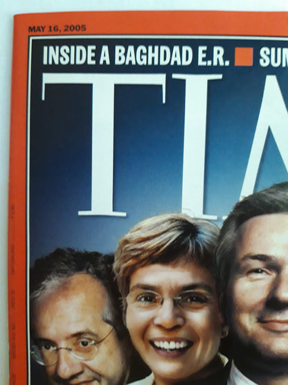 Time magazine Meet the Mayors Walter Veltroni Annika Billström Klaus Wowereit Bertrand Delanoё Ken Livingstone 16.05.2005 Mai 2005