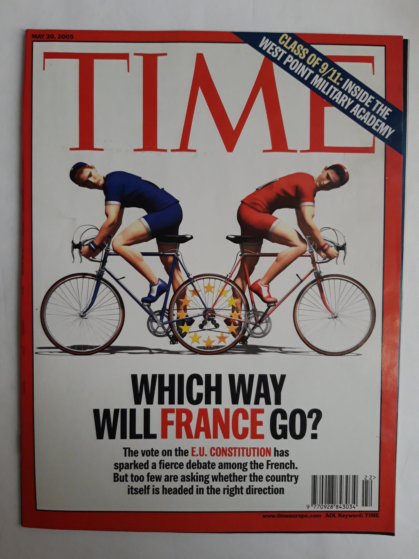 Time magazine Which Way Will France Go? Class of 9/11 30.05.2005 Mai 2005