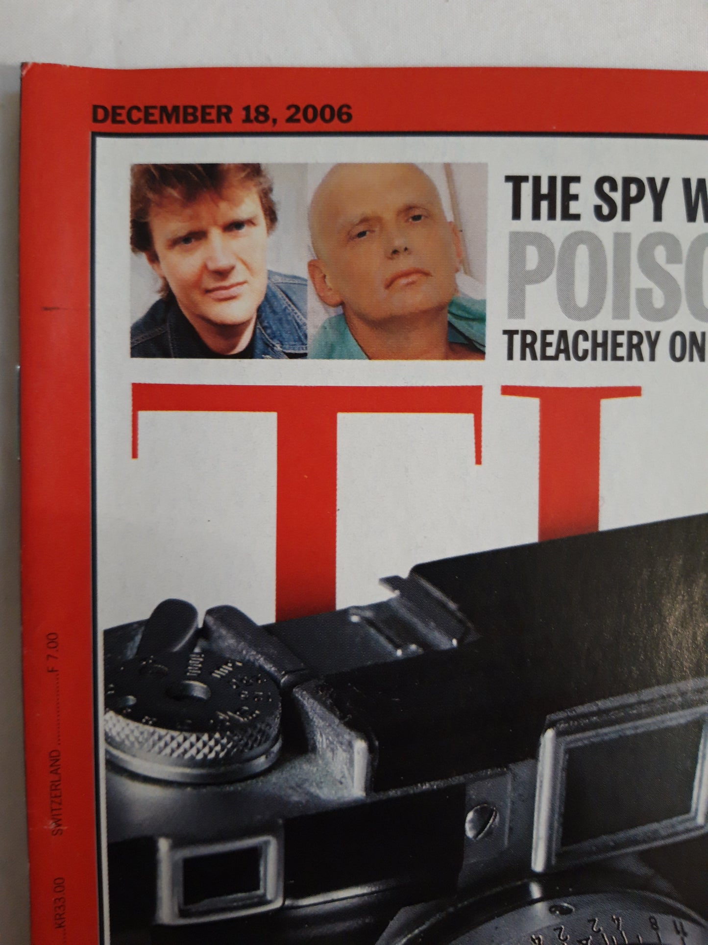Time magazine The best photos of 2006 The Spy who was poisoned Letvinenko Starbucks 18.12.2006 Dezember 2006