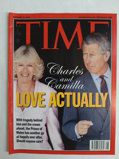 Time magazine Charles and Camilla Love Actually Prince of Wales 21.02.2005 Februar 2005