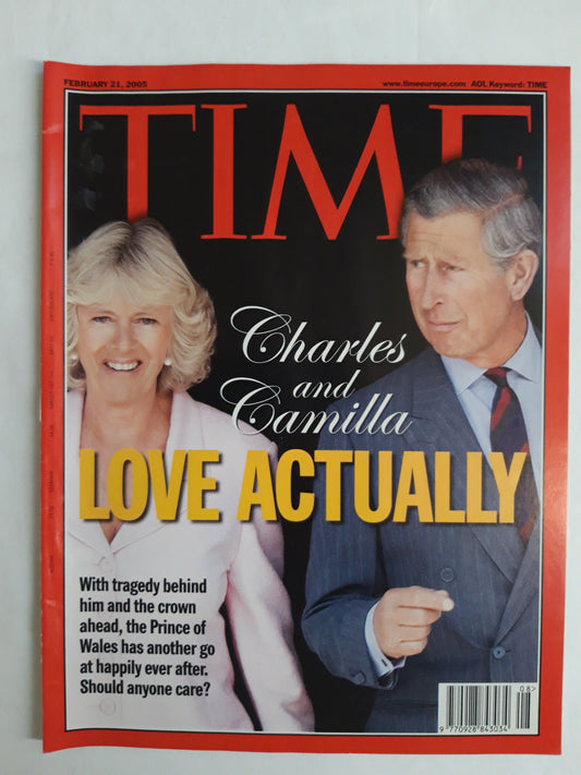 Time magazine Charles and Camilla Love Actually Prince of Wales 21.02.2005 Februar 2005