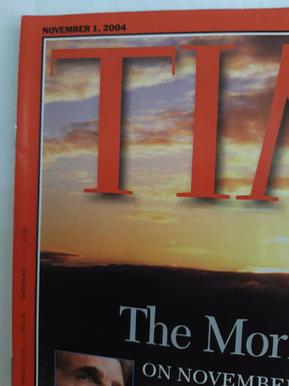 Time magazine The Morning After George W. Bush John Kerry 01.11.2004 November 2004