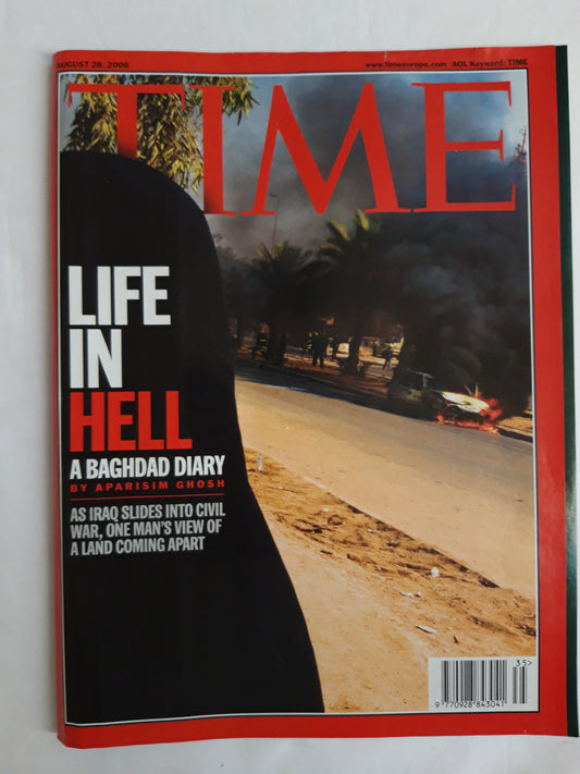 Time magazine Life in Hell Iraq Civil war 28.08.2006 August 2006