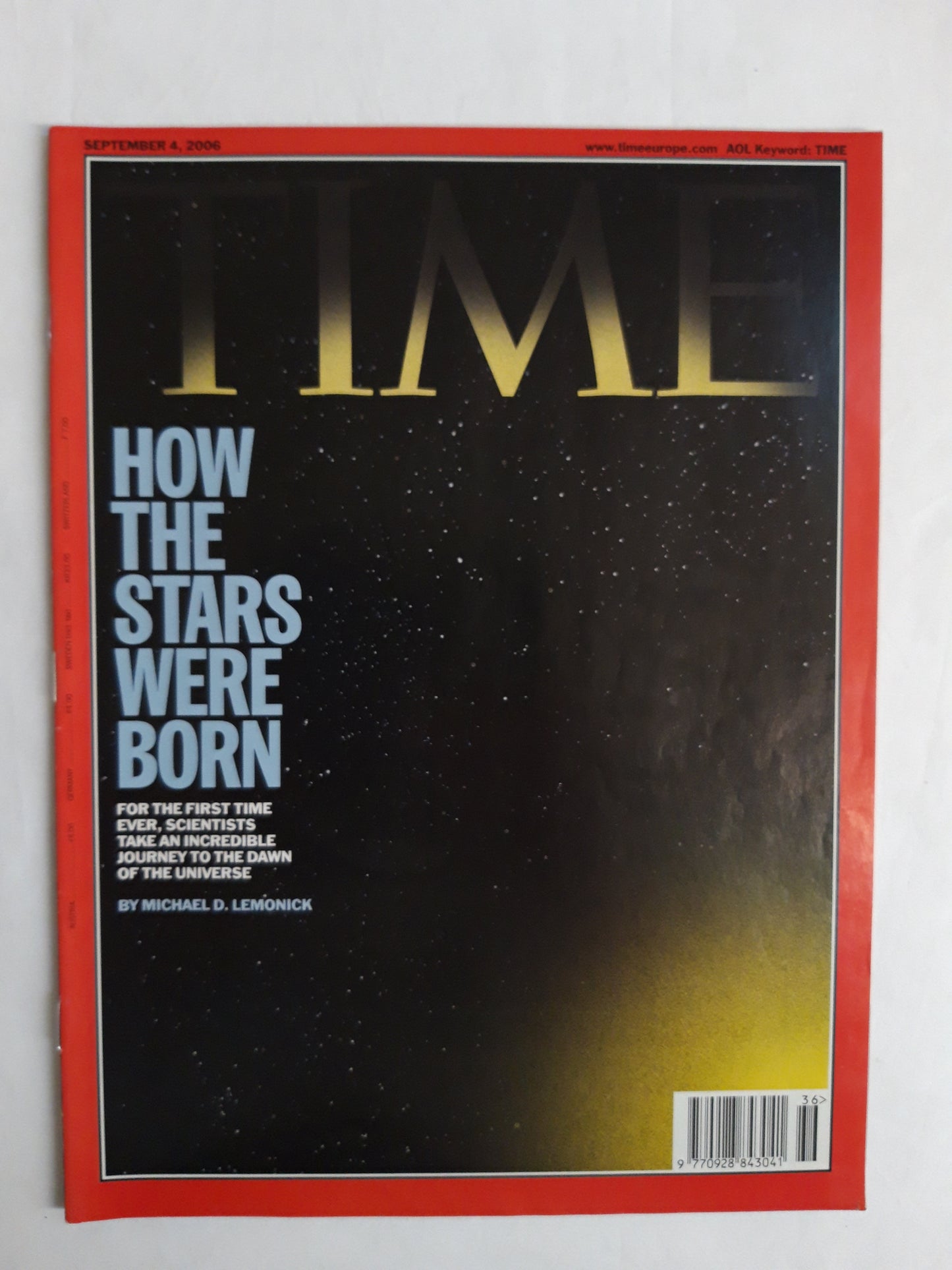 Time magazine How the stars were born Universe 04.09.2006 September 2006