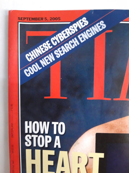 Time magazine How to stop heart attack before it happens New heart scans Mike Fackelmann 05.09.2005 September 2005