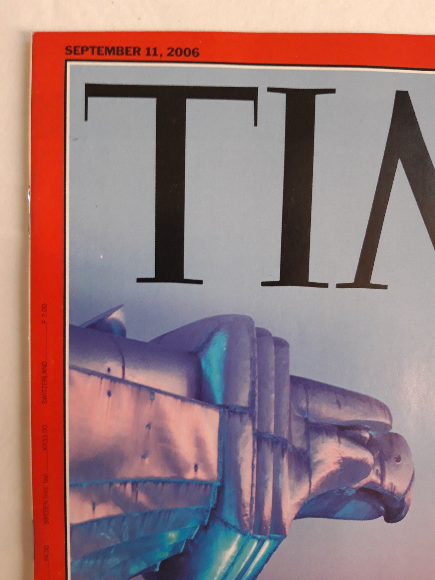 Time magazine What We Lost 9/11 Historian Niall Ferguson looks back from the future 11.09.2006 September 2006