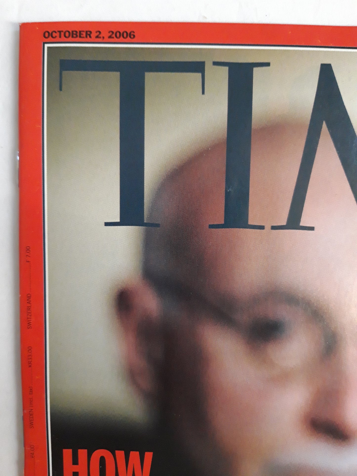 Time magazine How I lost ma hand but found myself Michael Weisskopf Iraq 02.10.2006 Oktober 2006