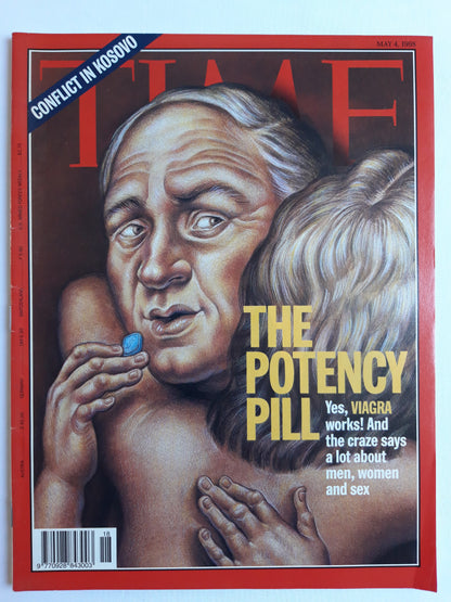 Time magazine The Potency Pill Yes, Viagra works! And the craze says a lot about men, women and sex Conflict in Kosovo 04.05.1998 Mai 1998