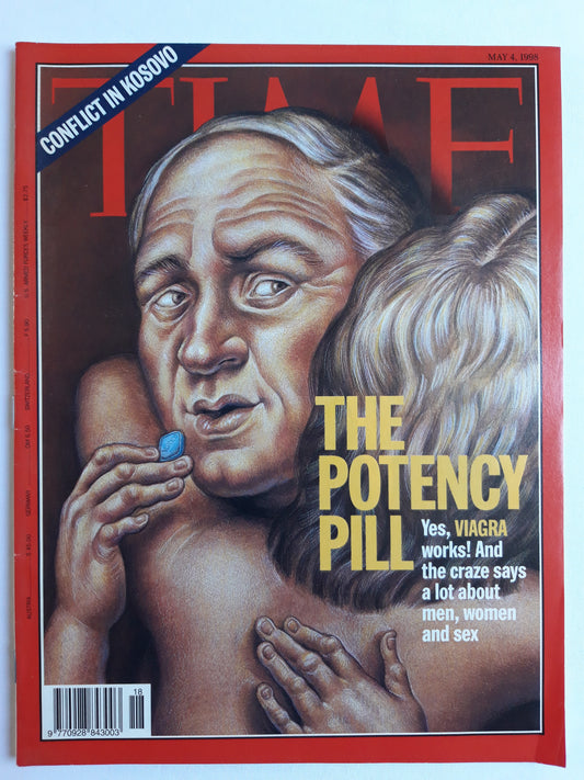 Time magazine The Potency Pill Yes, Viagra works! And the craze says a lot about men, women and sex Conflict in Kosovo 04.05.1998 Mai 1998