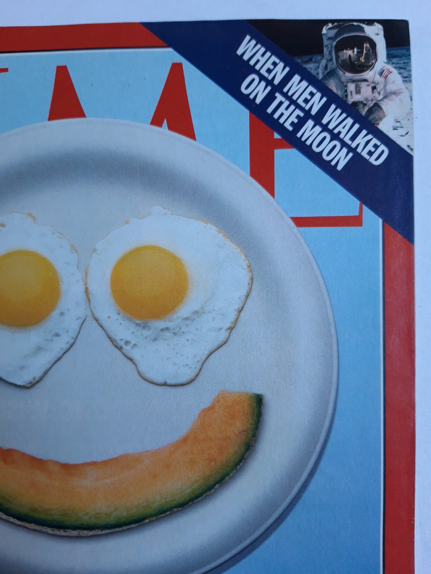 Time magazine Cholesterol Eggs Margarine The new science of eating right When Men Walked On The Moon 19.07.1999 Juli 1999